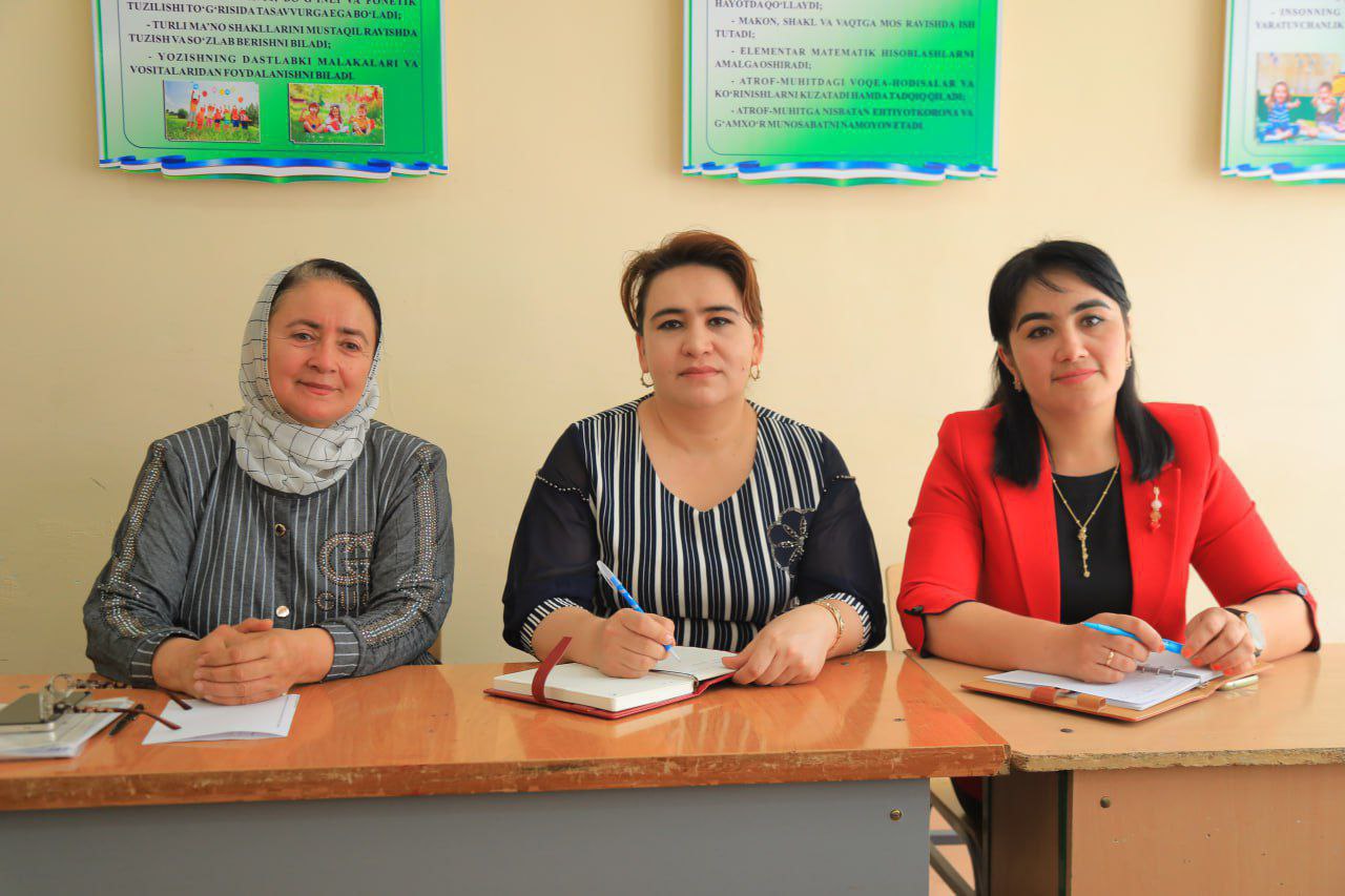 "Ona tili-oʻqish savodxonligi va uni oʻqitish metodikasi" fanidan ʼʼSifat, son, olmosh soʻz turkumlariʼʼ mavzusida ochiq dars mashgʻuloti tashkil etildi.