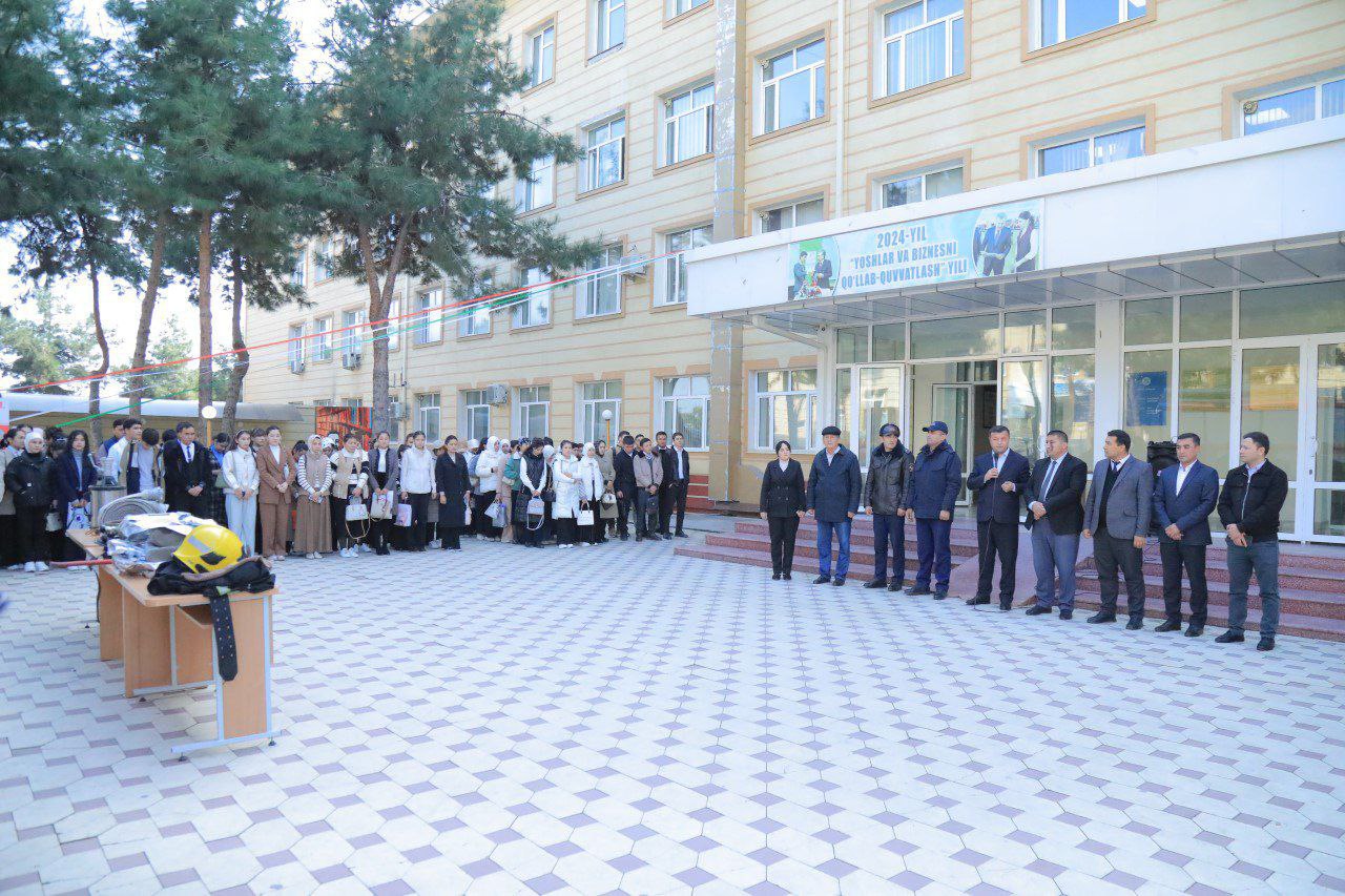 NamDPI va Namangan viloyati Favqulodda vaziyatlar boshqarmasi hamkorligida profilaktik tadbir o'tkazildi