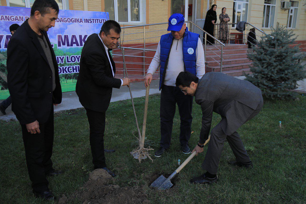 "Yashil makon" loyihasi doirasida institut prorektorlari, professor-oʻqituvchilari, xodimlar hamda talaba-yoshlar faol ishtirok etishdi.