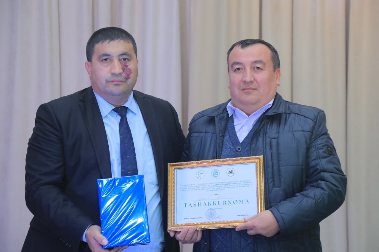 "Yangi yil sarguzashtlari" bayram tadbiri doirasida bir qator tanlov g'oliblari va iqtidorli talabalar taqdirlandilar.