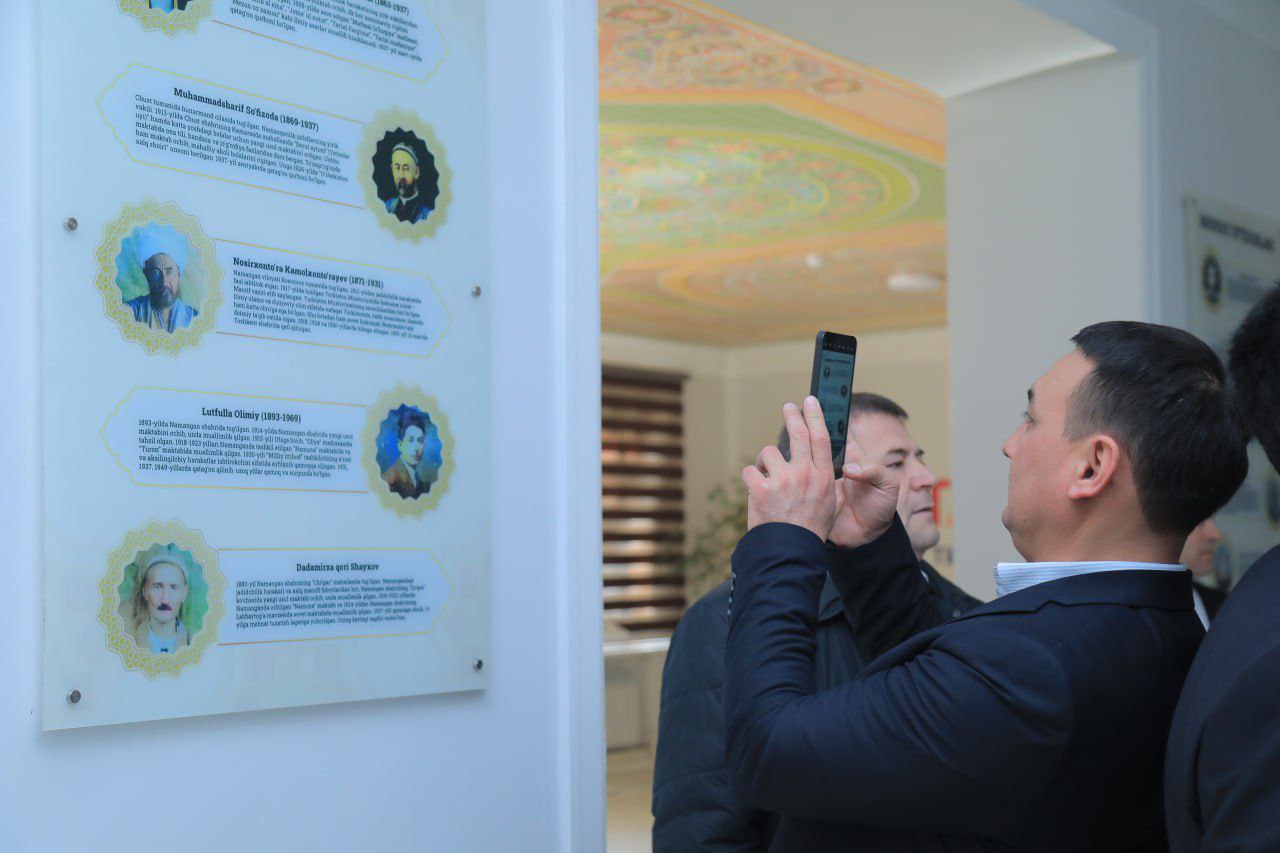 Namangan viloyat Maktabgacha va maktab taʼlimi boshqarmasi, tumanlar boʻlimi rahbarlari tashrif buyurdi.