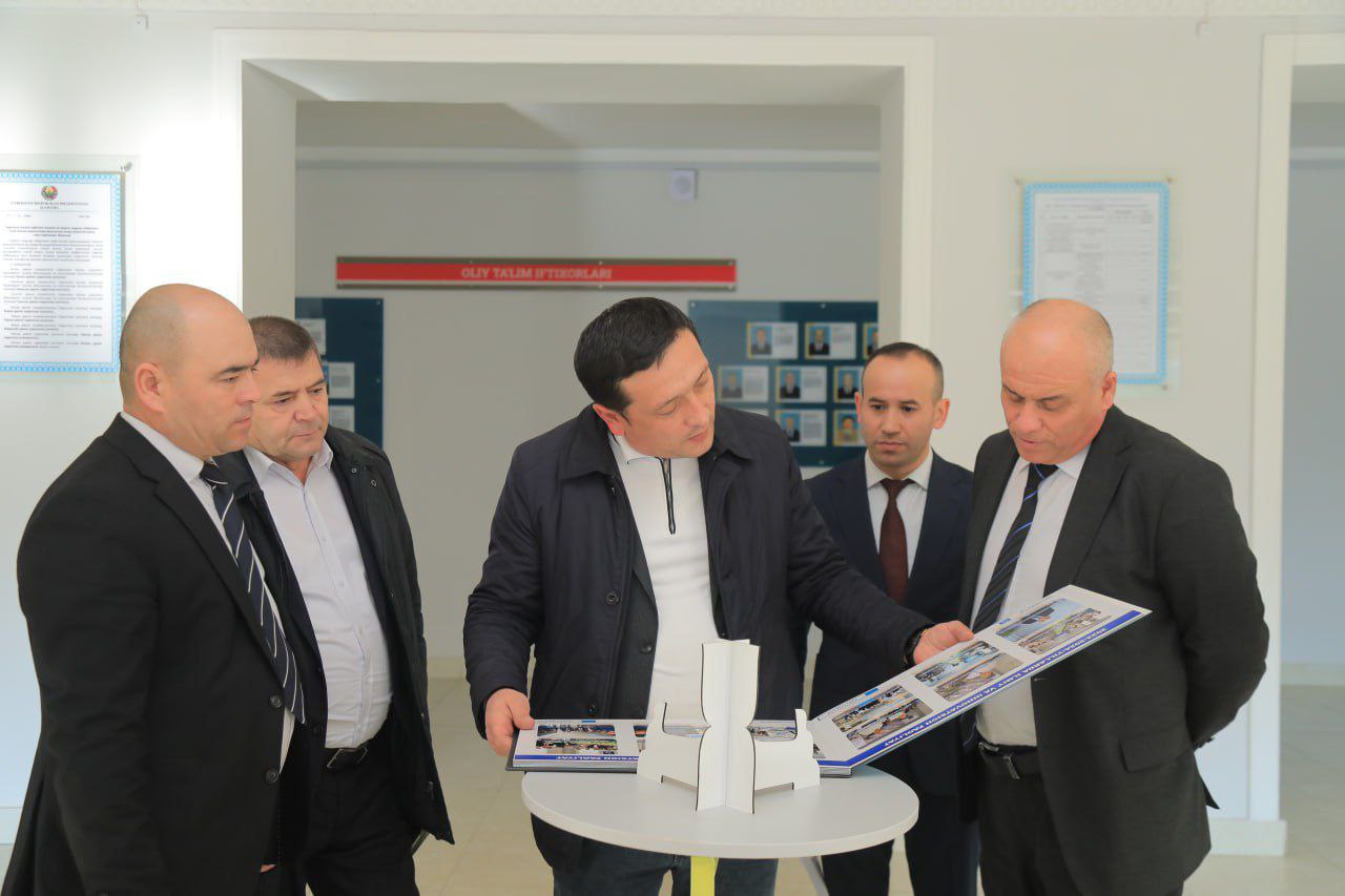 Namangan viloyat Maktabgacha va maktab taʼlimi boshqarmasi, tumanlar boʻlimi rahbarlari tashrif buyurdi.