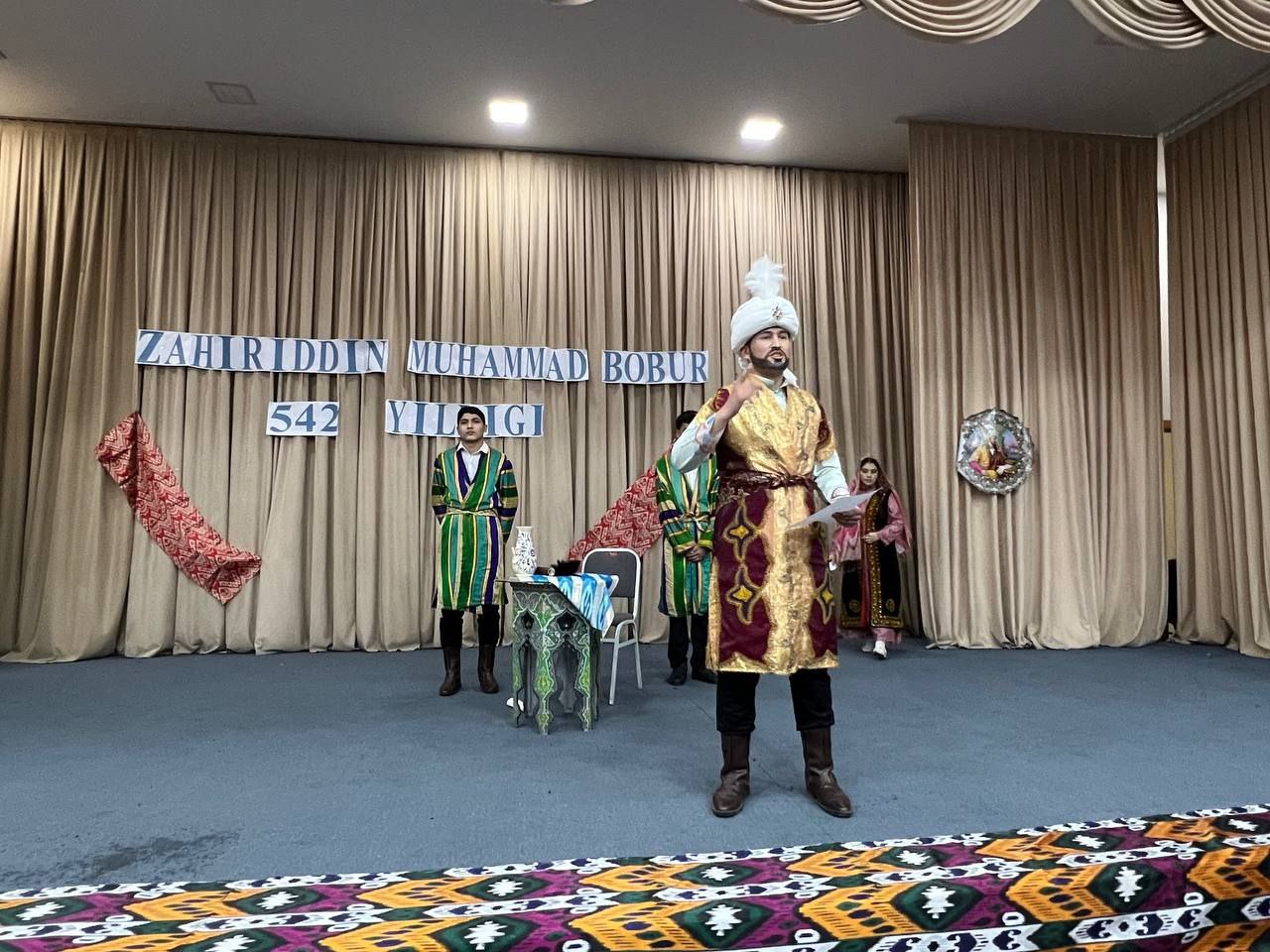 Zahiriddin Muhammad Bobur tavalludining 542 yilligi
