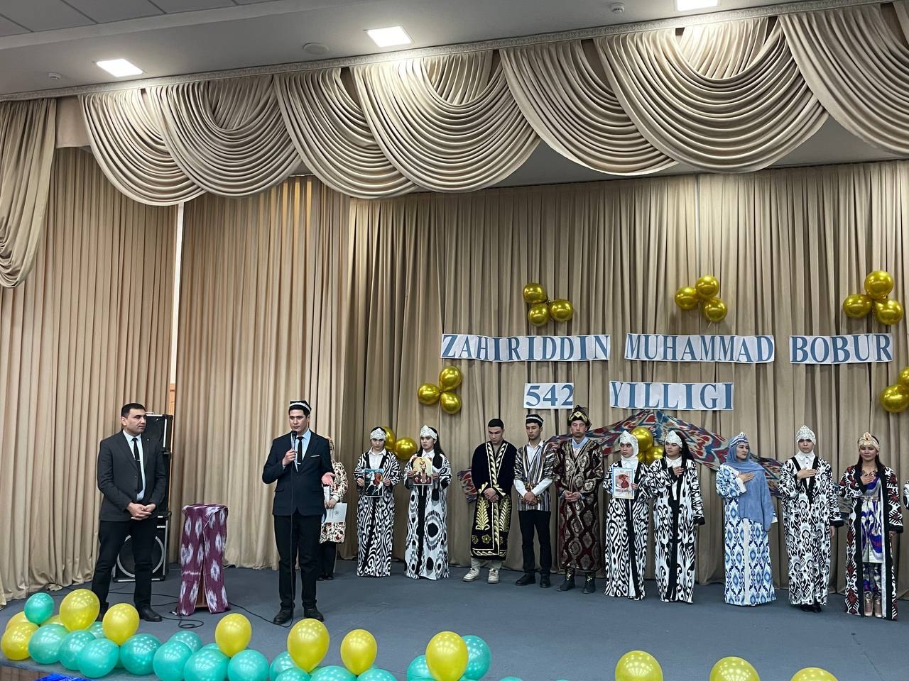 Zahiriddin Muhammad Bobur tavalludining 542 yilligi