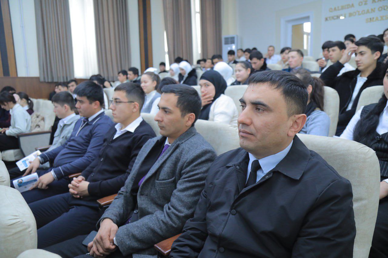Giyohvandlikka qarshi kurash mavzusida maʼrifiy uchrashuv bo‘lib o‘tdi