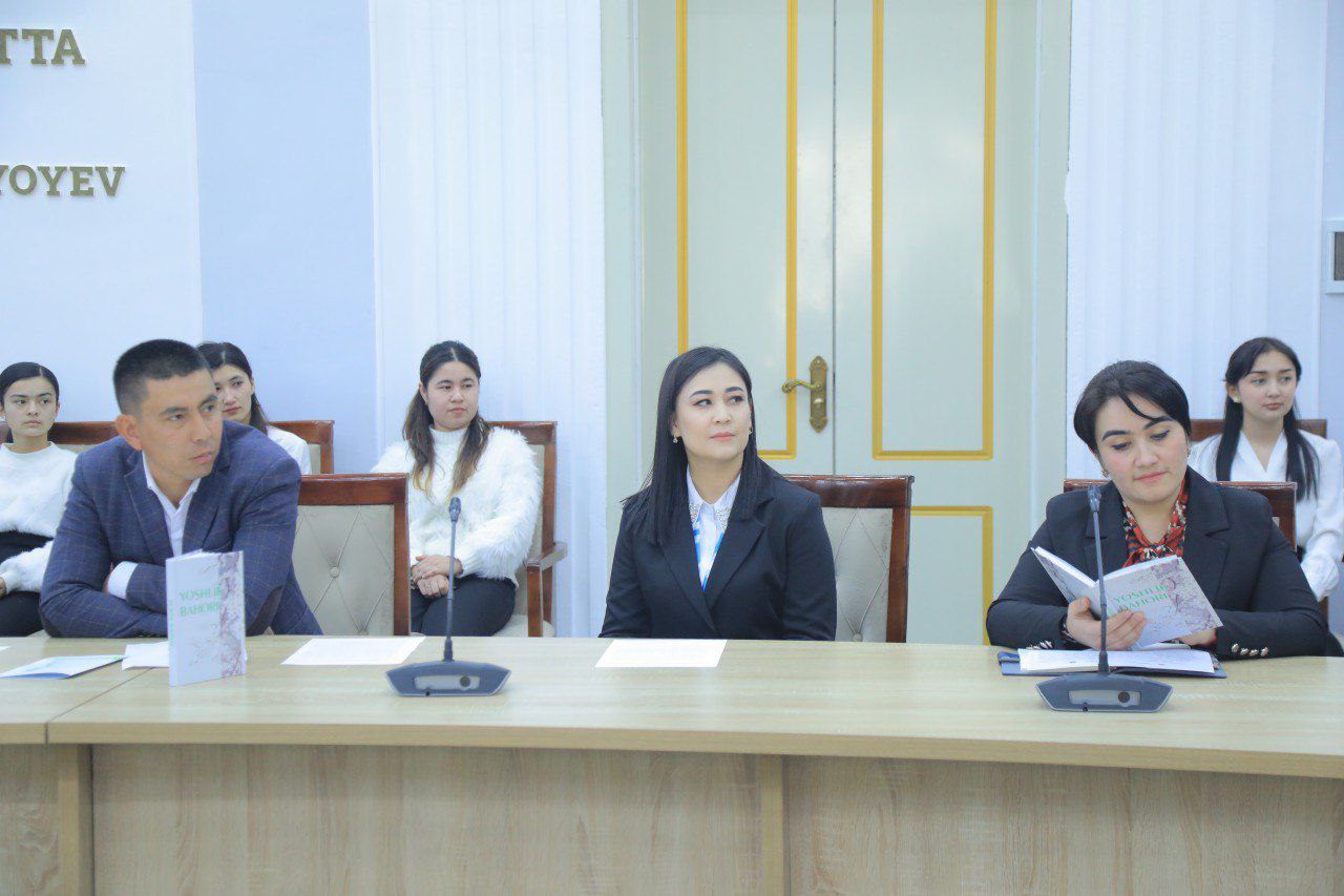 “Yoshlik bahori“ talabalar bayozining taqdimoti bo'lib o'tdi.