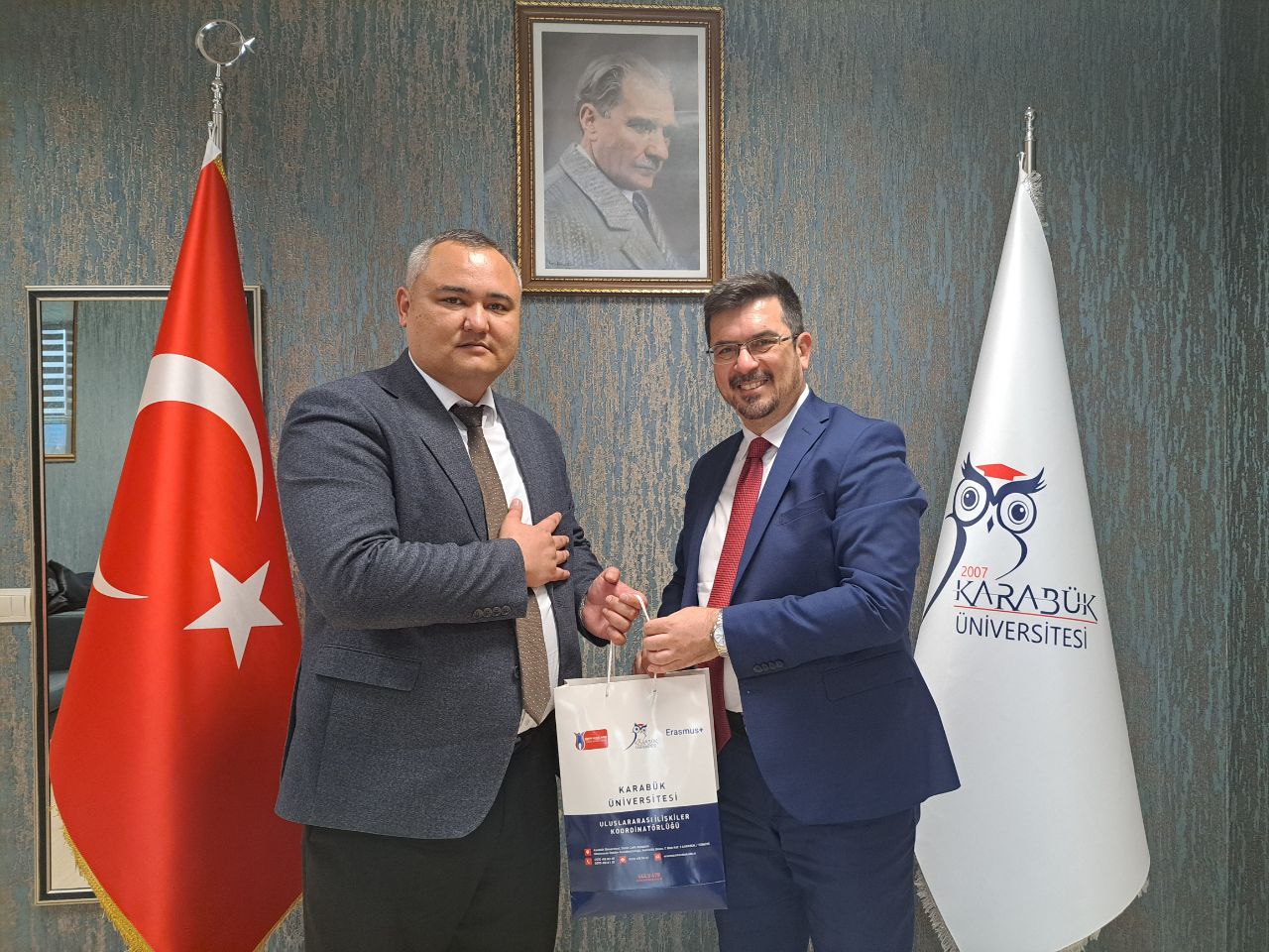 Namangan davlat pedagogika instituti delegatsiyasi ayni damda Turkiya davlatida boʻlib, Karabük universitetiga amaliy tashrif buyurishdi.