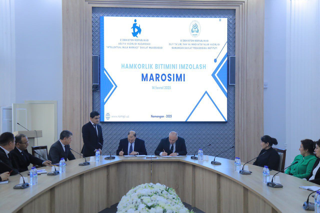 “Intellektual mulk markazi” davlat muassasasi delegatsiyasining NamDPIga rasmiy tashrifi