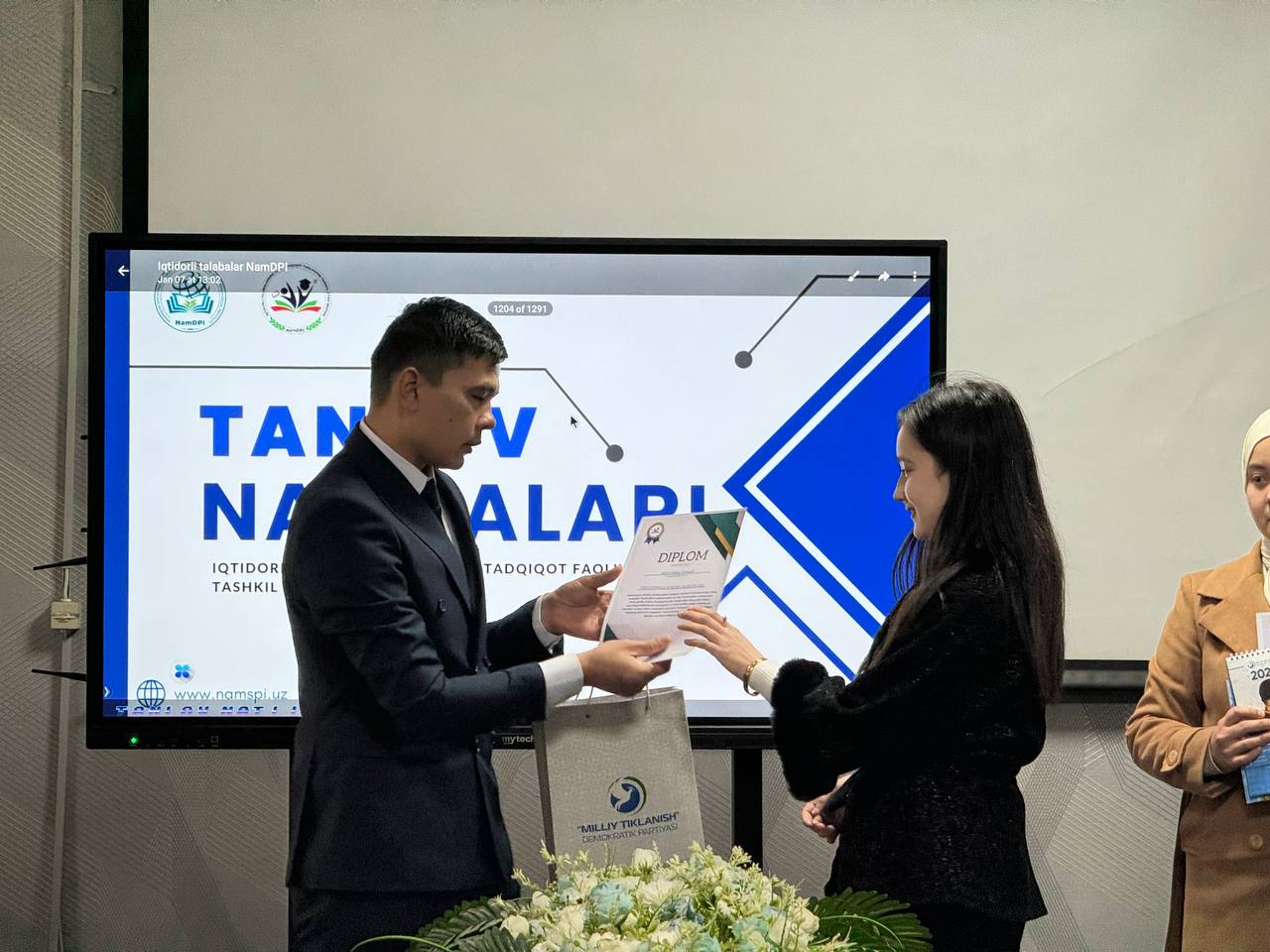 “Mening birinchi maqolam” tanlovi dekabr oyi birinchiligi g'oliblari taqdirlandilar.