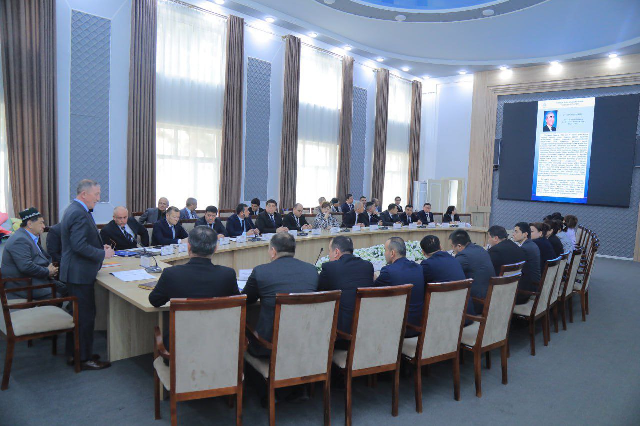 NAMANGAN DAVLAT PEDAGOGIKA INSTITUTIDA 7-SONLI KENGAYTIRILGAN KENGASH YIGʻILISHI BO'LIB O'TDI