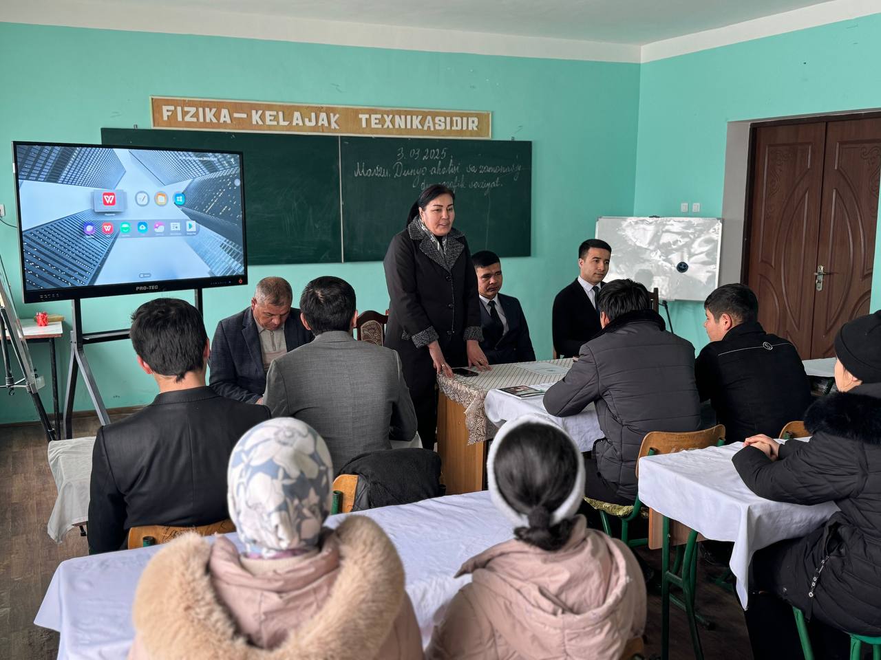 Namangan davlat pedagogika instituti qoshidagi Chortoq akademik litseyi o'quvchilari bilan uchrashuv tashkil etildi.