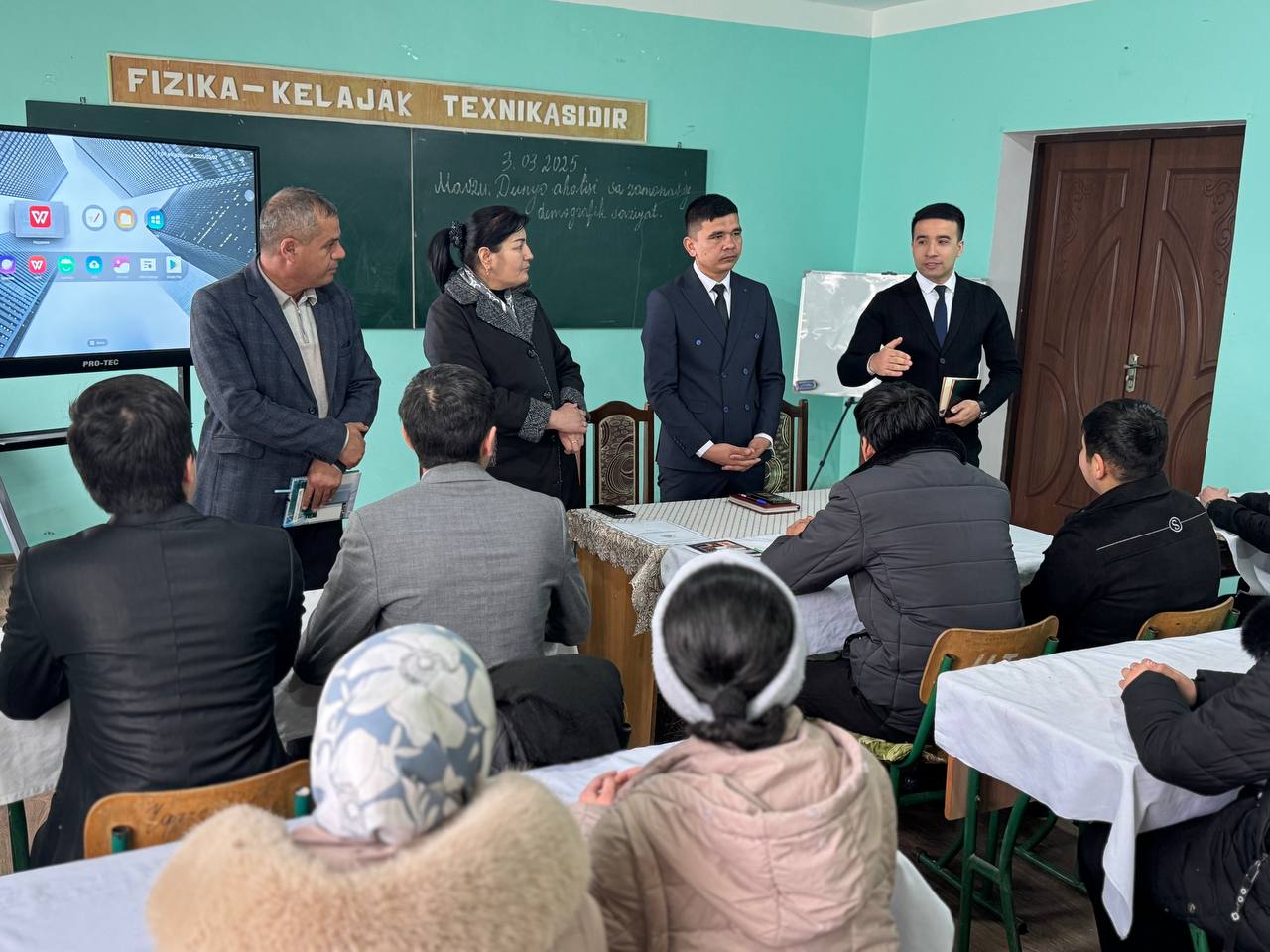 Namangan davlat pedagogika instituti qoshidagi Chortoq akademik litseyi o'quvchilari bilan uchrashuv tashkil etildi.