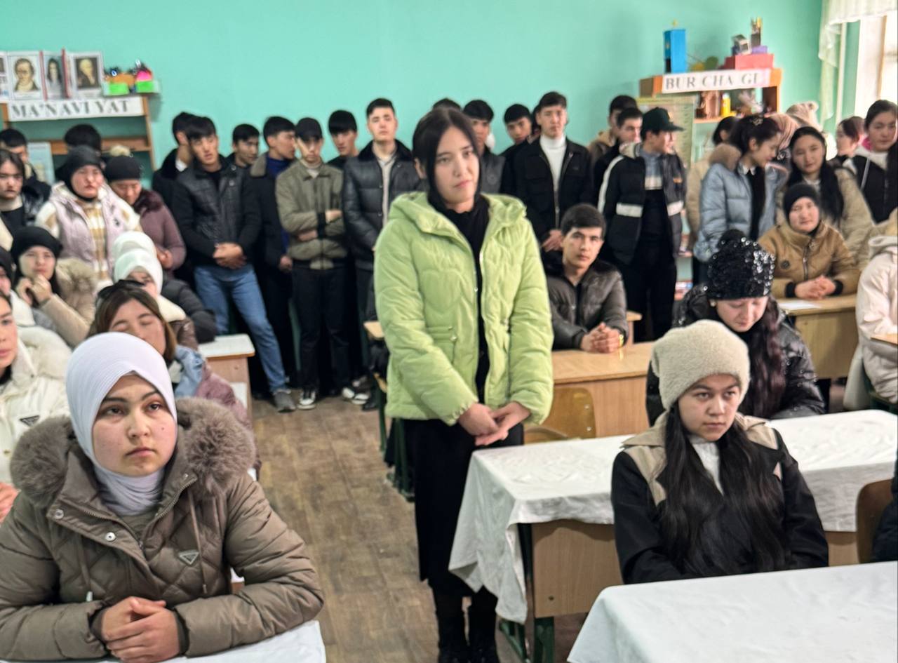 Namangan davlat pedagogika instituti qoshidagi Chortoq akademik litseyi o'quvchilari bilan uchrashuv tashkil etildi.