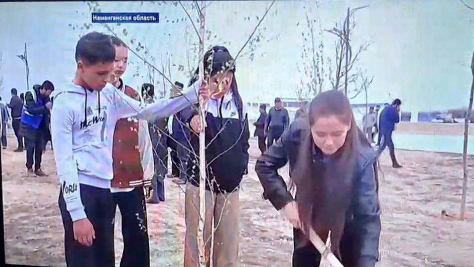 “Yashil makon” umummilliy loyihasi dasturi bo’yicha oliygohda amalga oshirilayotgan ishlar haqidagi intervyu