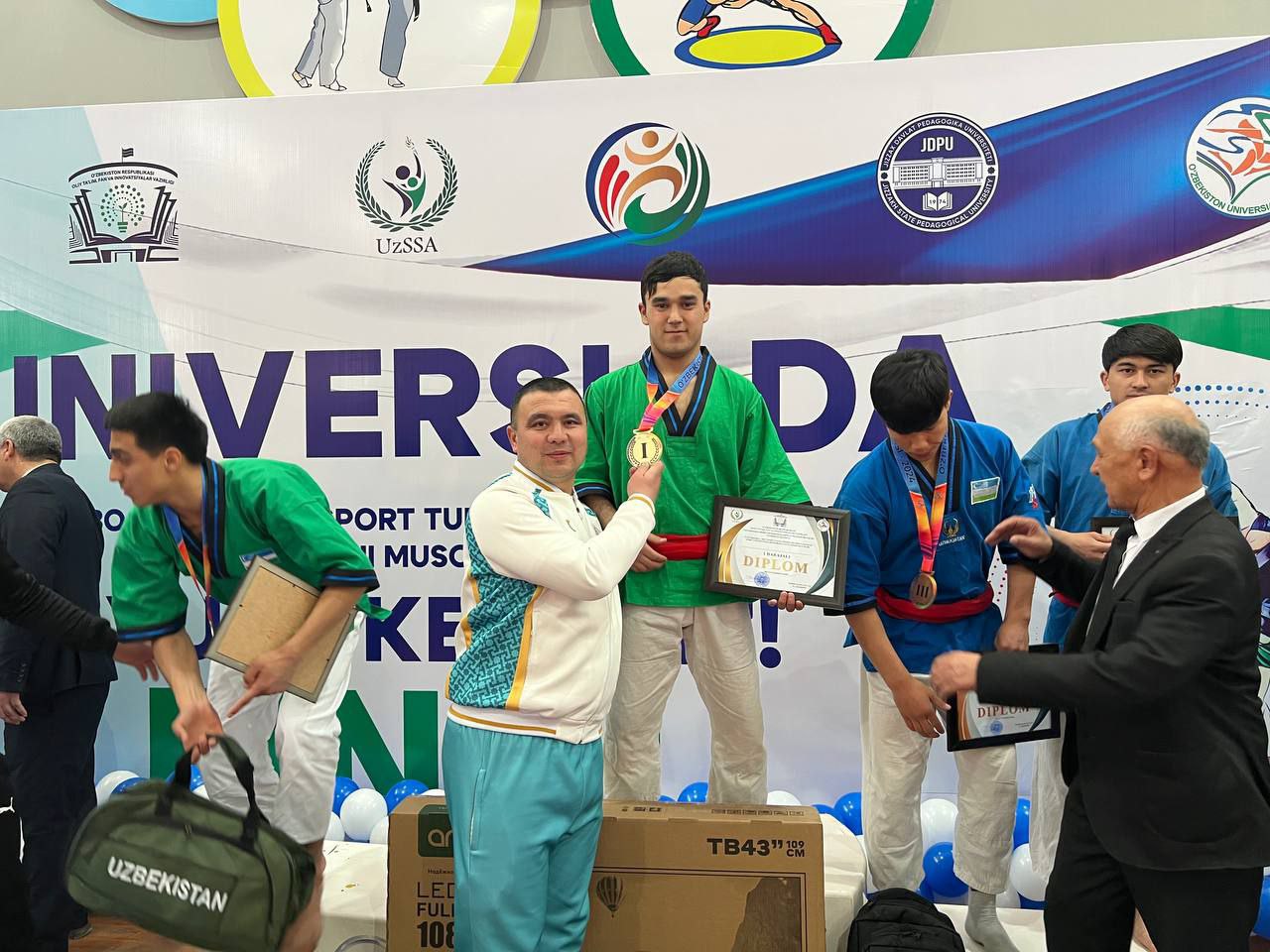 "Universiada" sport musobaqasining belbogʼli kurash turi boʼyicha final bosqichi yakunlandi