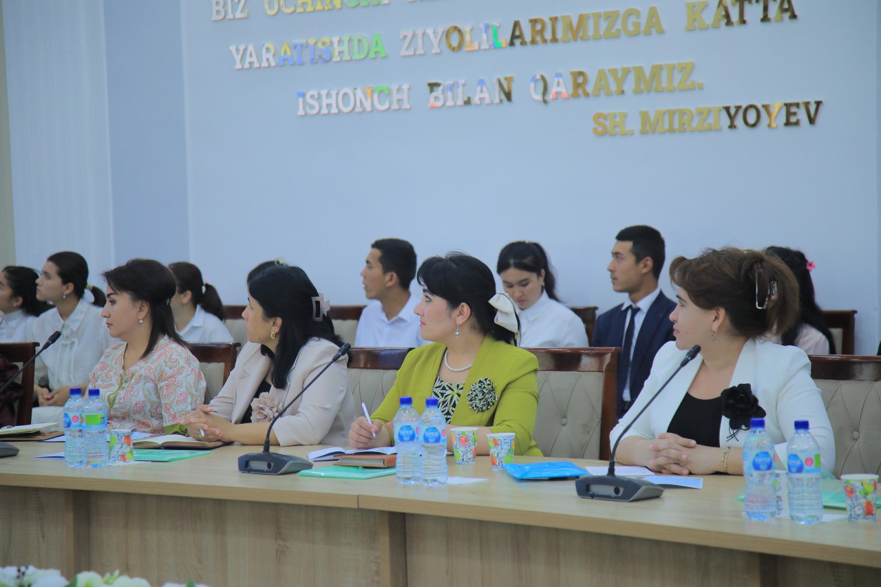 "Global makonda talabalarning ma’naviy, ma’rifiy va axloqiy dunyoqarashi: tahlillar, takliflar, tavsiyalar” mavzusidagi ilmiy-amaliy konferensiya bo‘lib o‘tdi.
