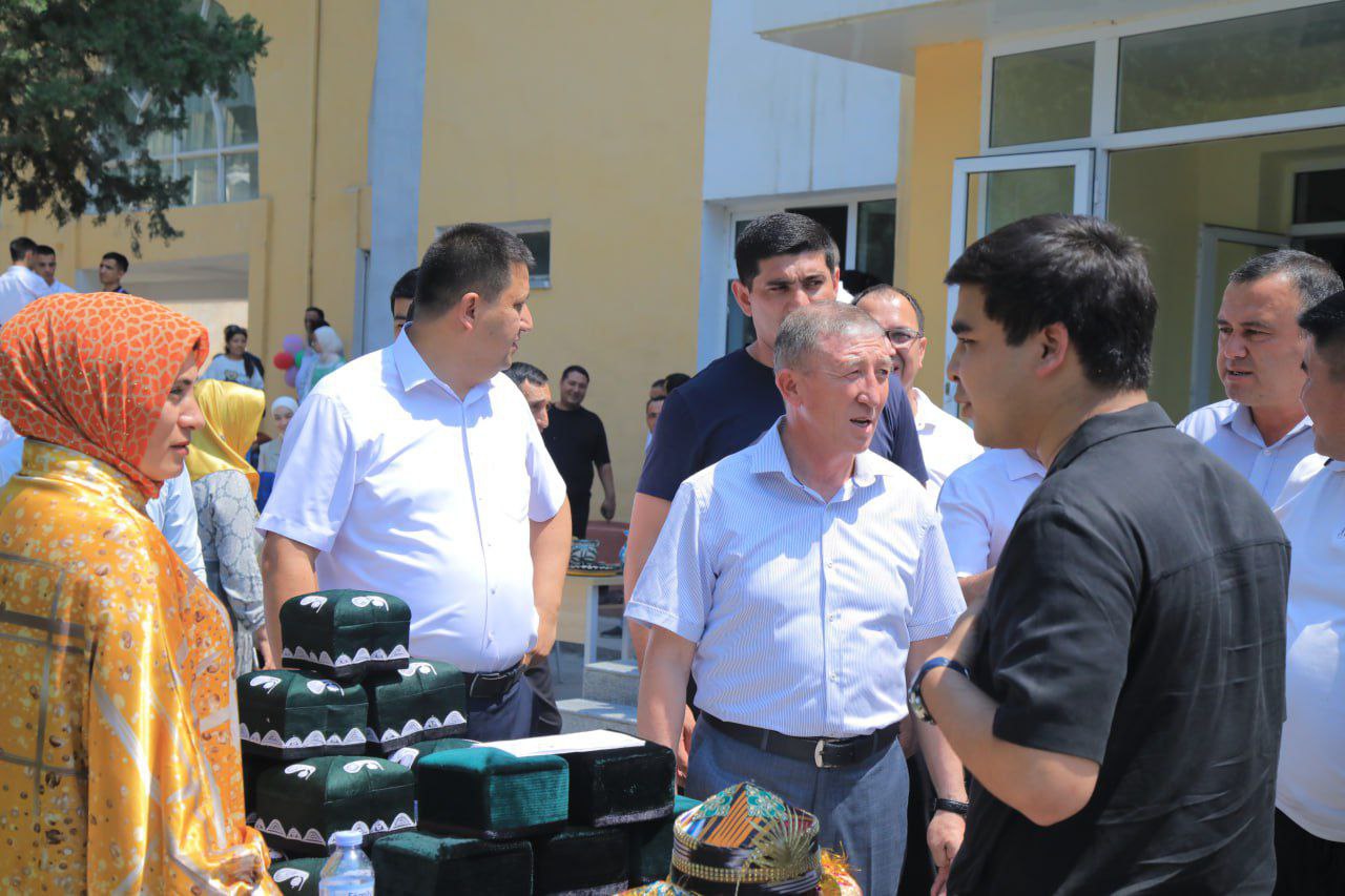 Chust tumani 1-sonli politexnikum qoshidagi yozgi kasblar markazi oʻrganildi.