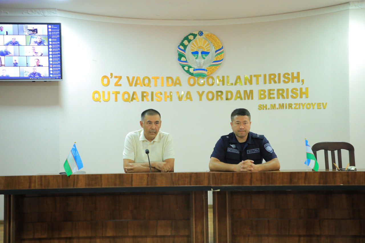 Namangan viloyati Favqulodda vaziyatlar boshqarmasida ma’naviyat va ma’rifat mashg‘uloti o‘tkazildi