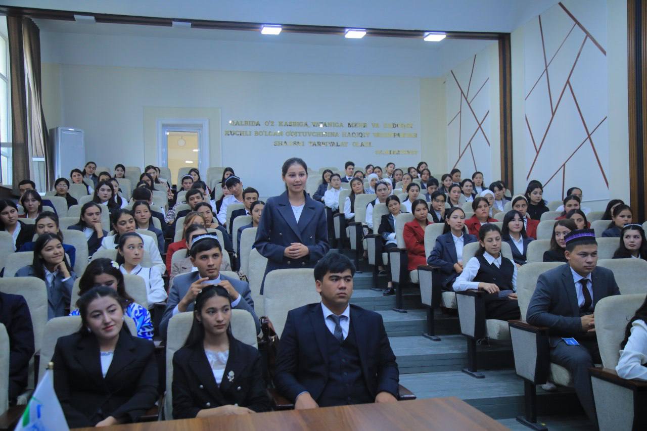 O’zbekiston yoshlar ittifoqi institut boshlang’ich tashkilotining Hisobot-saylov yig’ilishi