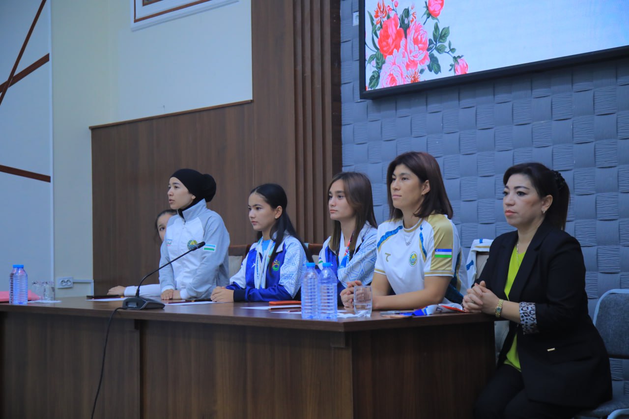 Viloyatning iqtidorli va chempion qizlari bilan uchrashuv tashkil etildi