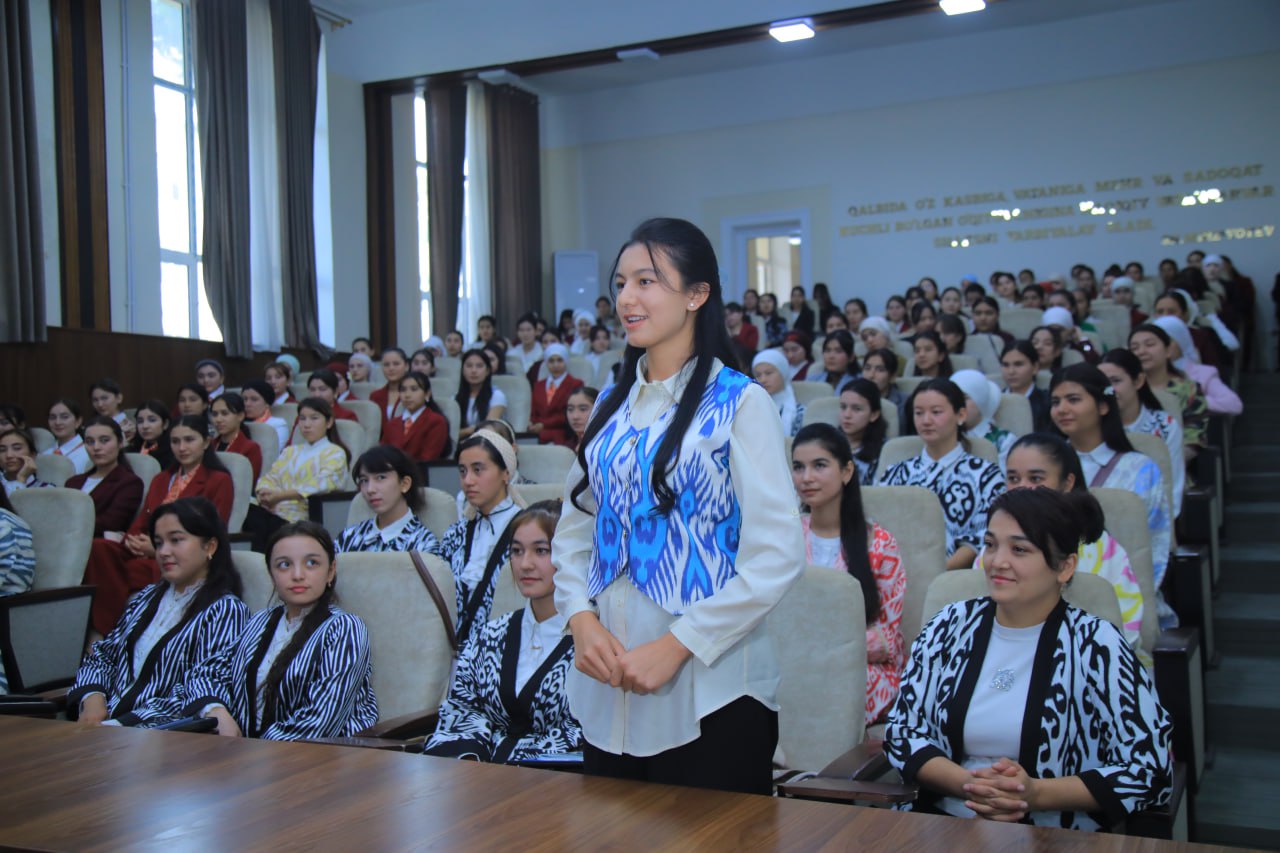 Viloyatning iqtidorli va chempion qizlari bilan uchrashuv tashkil etildi