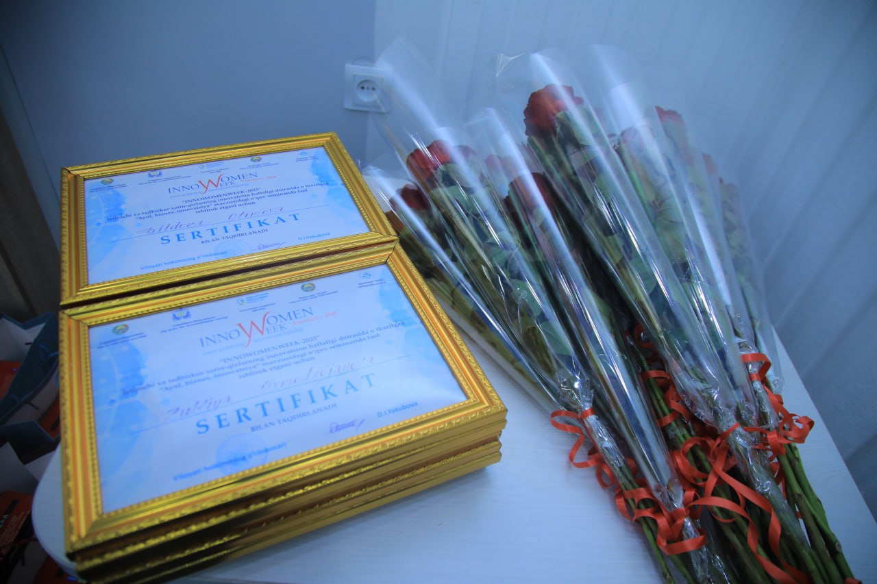 INNOWOMEN WEEK – 2025 doirasidagi forum o‘quv-seminari bilan davom etdi