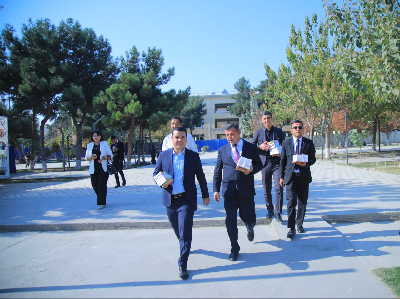 “Kitoblar karvoni” Namangan davlat pedagogika institutiga yetib keldi