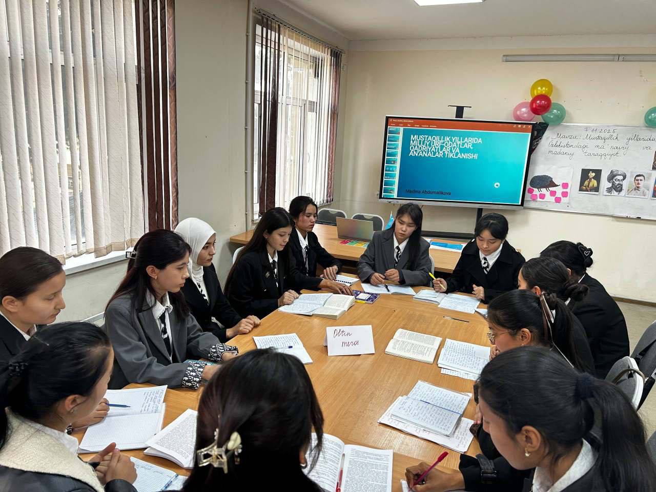 “Mustaqillik yillarida O‘zbekistondagi ma’naviy va madaniy taraqqiyot” mavzusida ochiq seminar mashg‘uloti o‘tkazildi