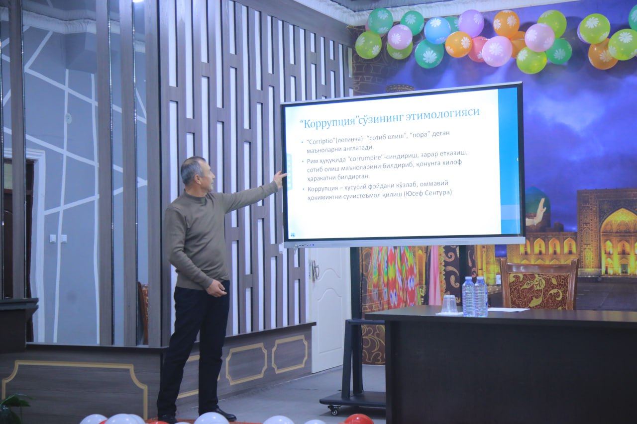 KORRUPSIYA — JAMIYAT TARAQQIYOT KUSHANDASI