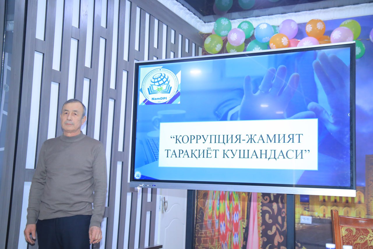 KORRUPSIYA — JAMIYAT TARAQQIYOT KUSHANDASI