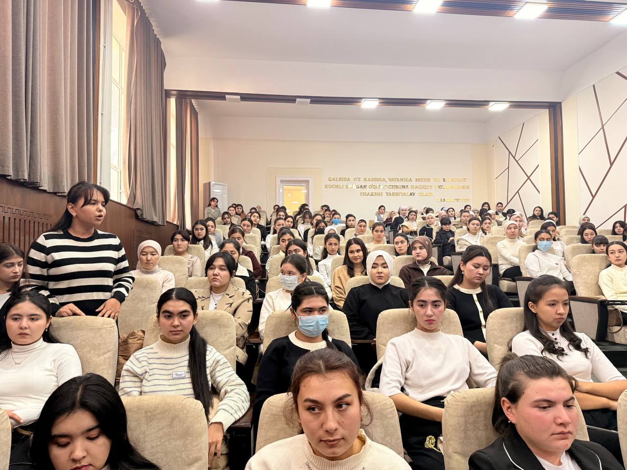 KELAJAK SOATI” RUKNI DOIRASIDA “BIZ ZO‘RAVONLIKKA QARSHIMIZ” MAVZUSIDA “MA’RIFAT DARSI” O‘TKAZILDI