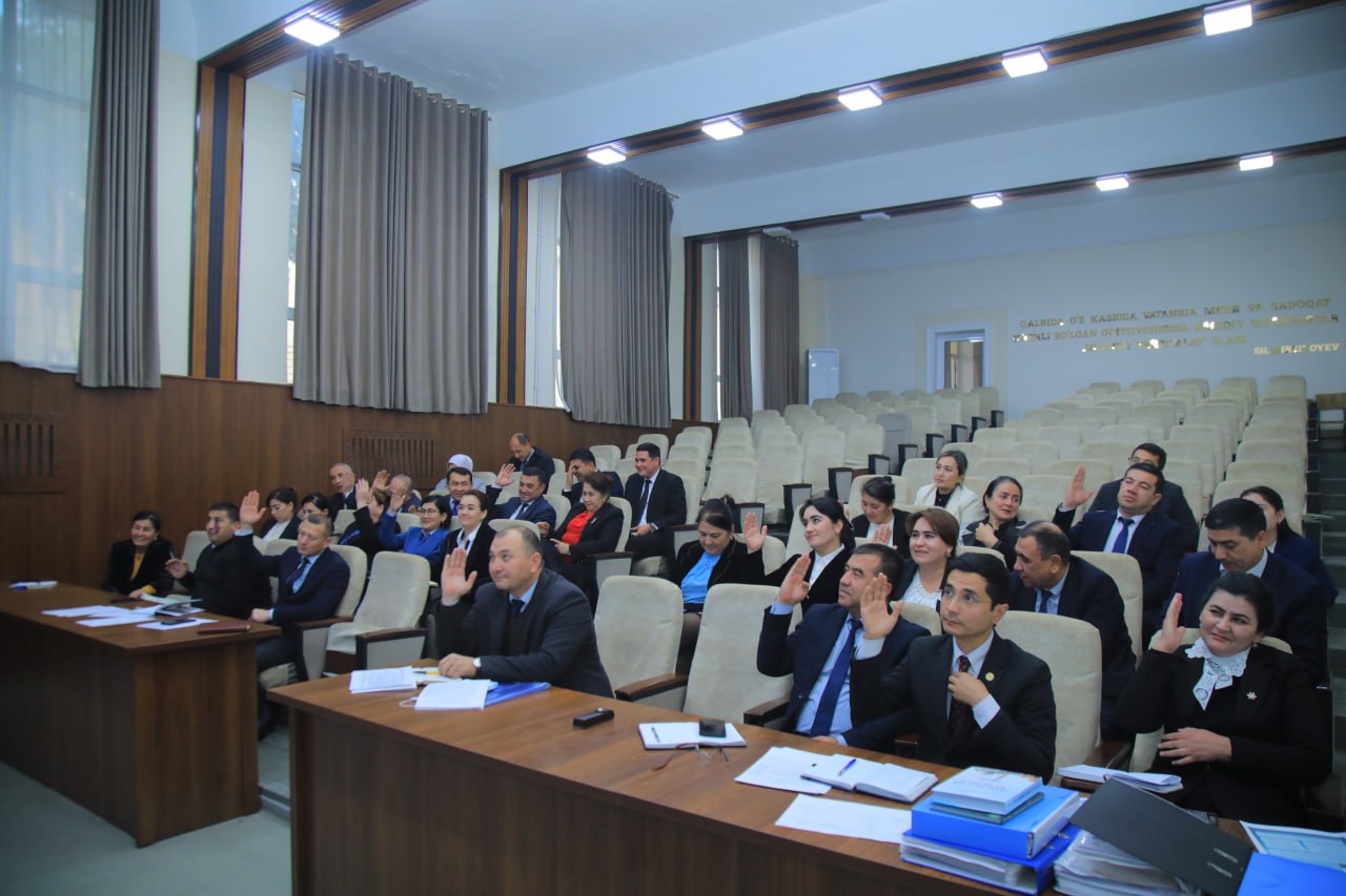 Namangan davlat pedagogika institutida navbatdagi Kengash yig‘ilishi bo‘lib o‘tdi