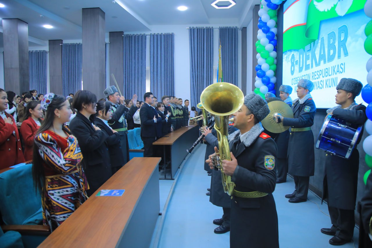 “Konstitutsiya — inson qadri, erkinlik, tenglik va adolat garovi!”