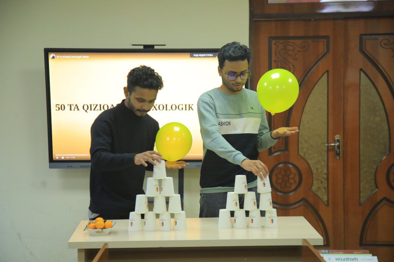 Psixologik trening: xorijiy talabalar uchun yangi tajriba va ijobiy muhit!