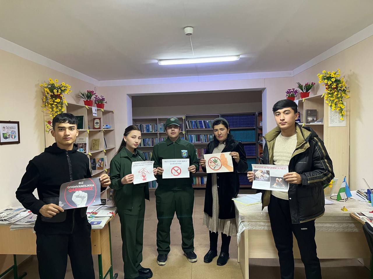 "Biz giyohvandlikka qarshimiz"