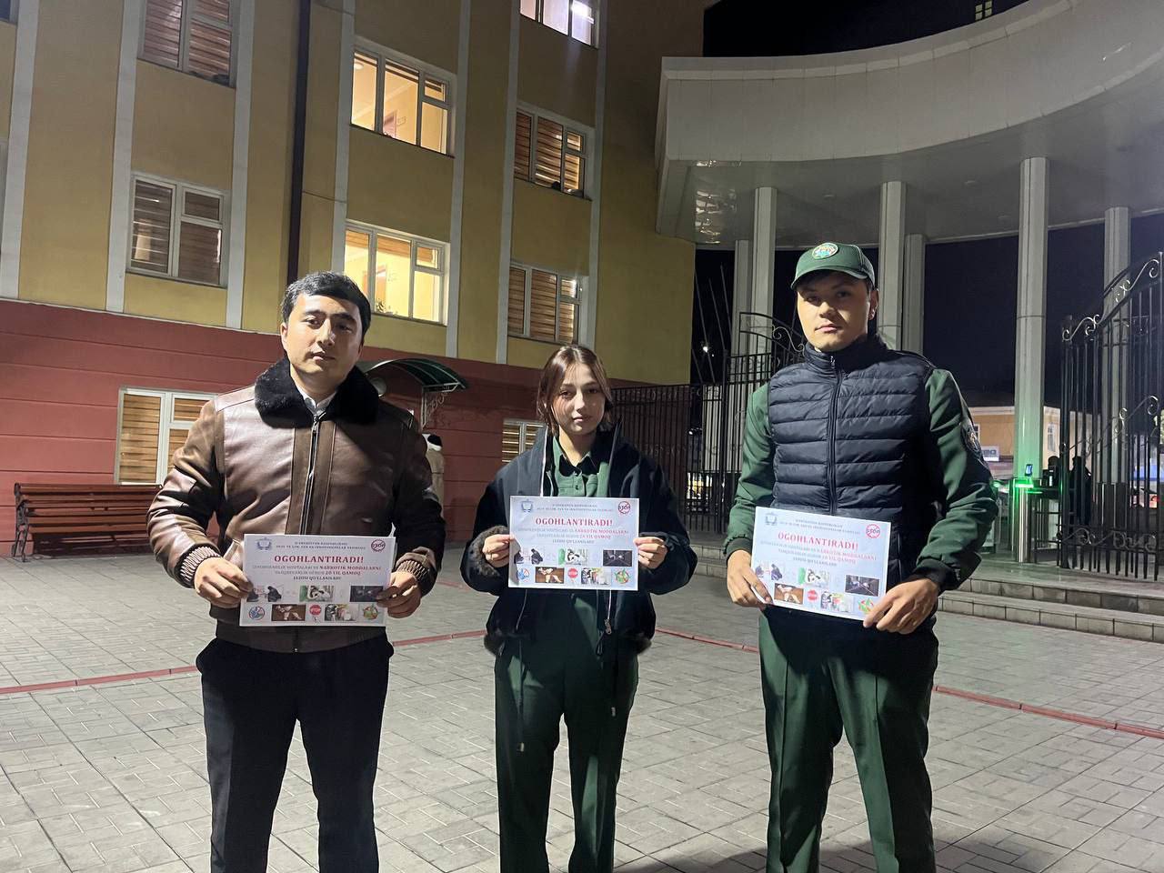 "Biz giyohvandlikka qarshimiz"