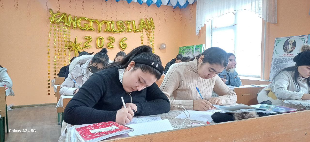 Bitiruvchilar bilan Yangi yil va qishki ta’til masalalariga bag‘ishlangan suhbat