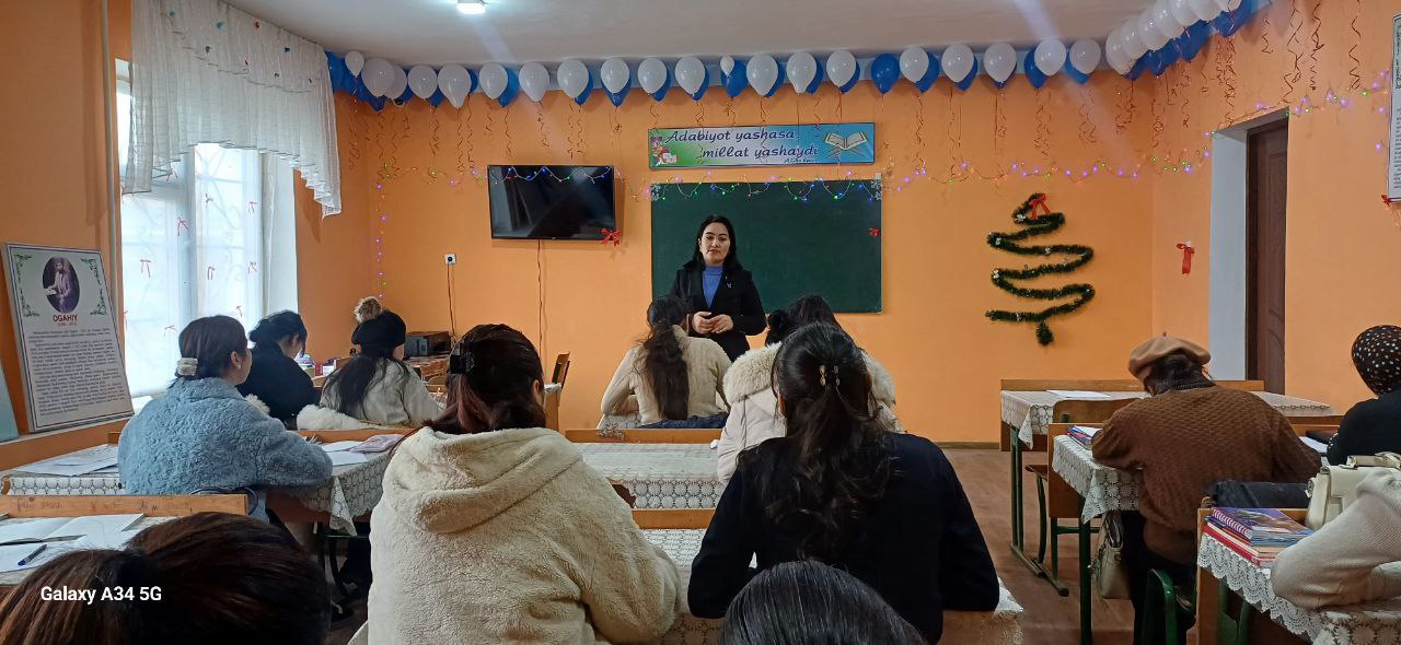 Bitiruvchilar bilan Yangi yil va qishki ta’til masalalariga bag‘ishlangan suhbat