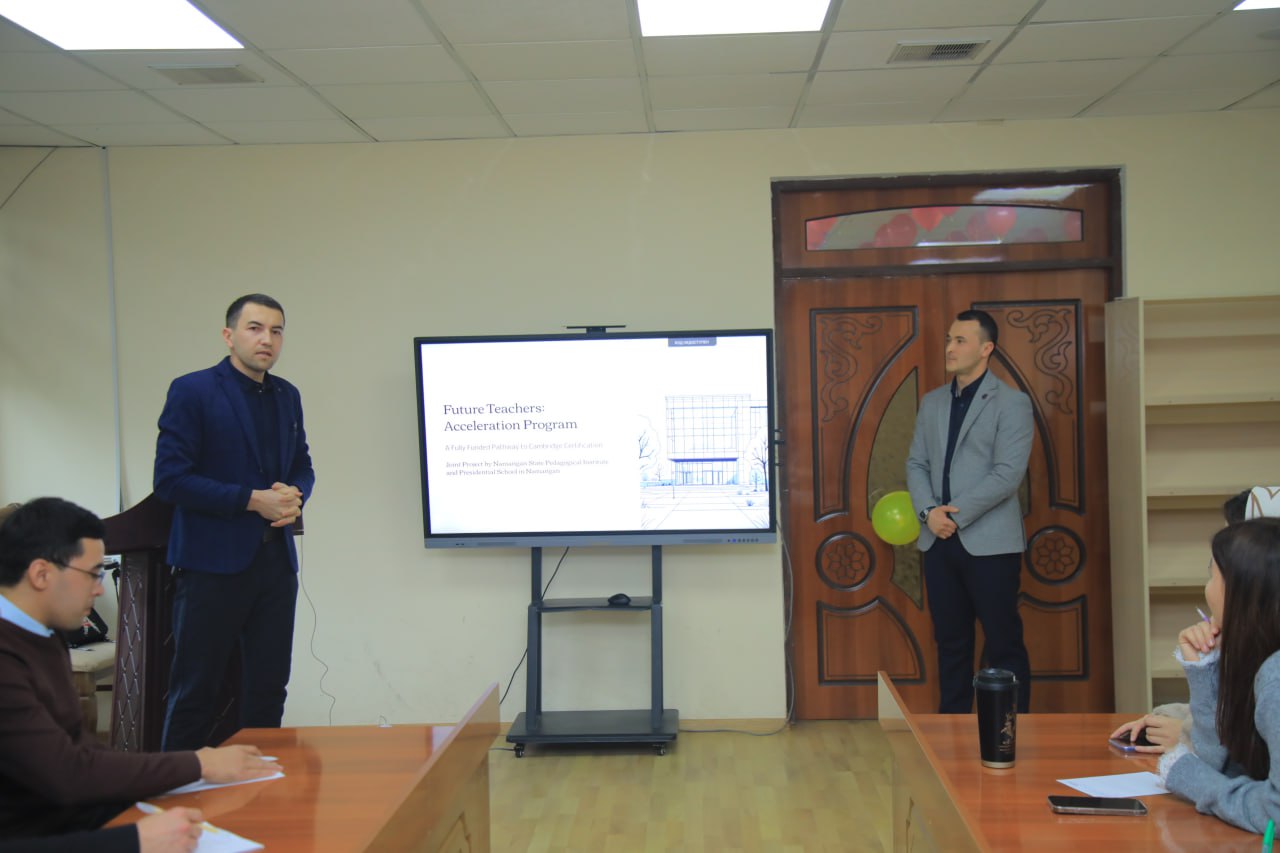 XALQARO DARAJADAGI PEDAGOGLARNI TAYYORLASH YO‘LIDAGI MUHIM QADAM