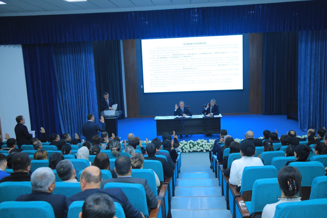 Namangan davlat pedagogika institutida navbatdagi Kengash yig‘ilishi bo‘lib o‘tdi