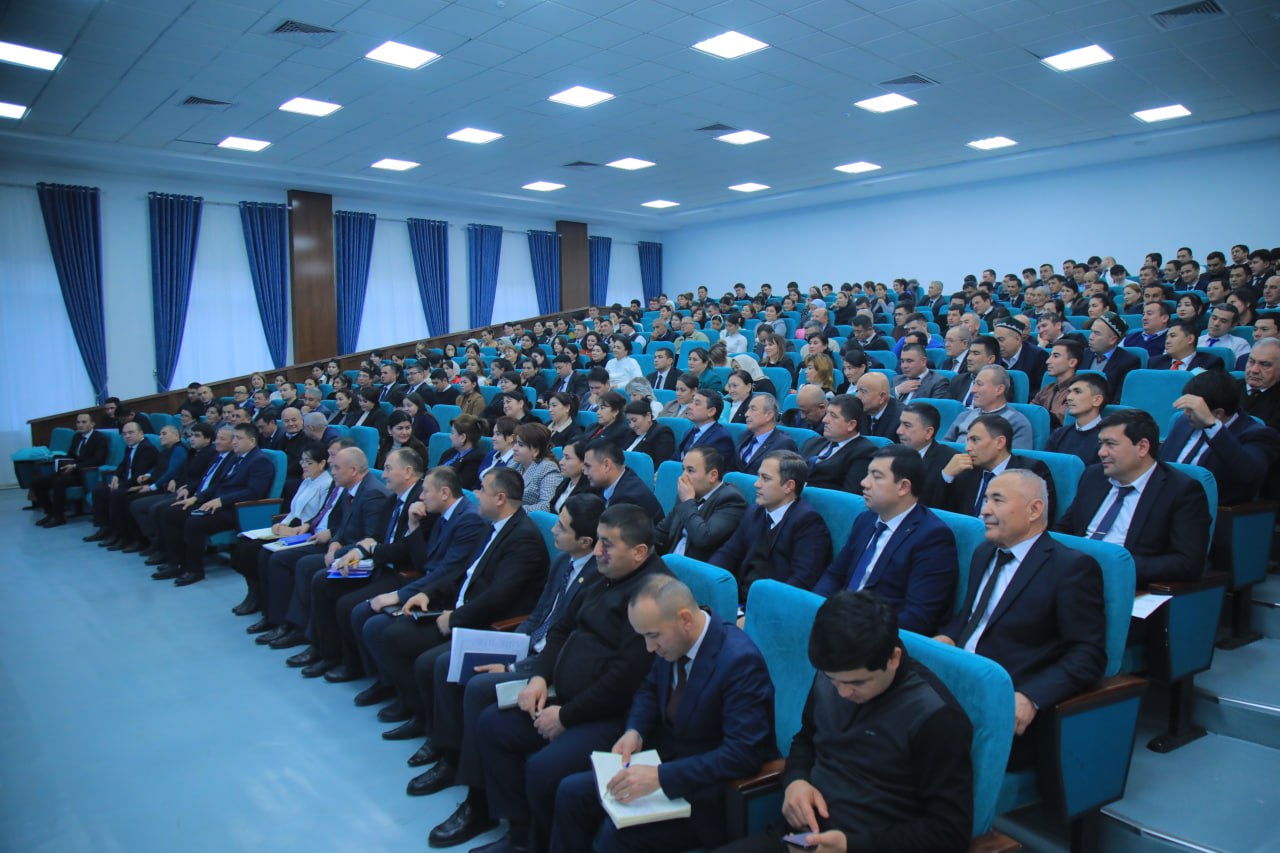 NAMDPI REKTORI INSTITUT JAMOASIGA HISOBOT BERDI