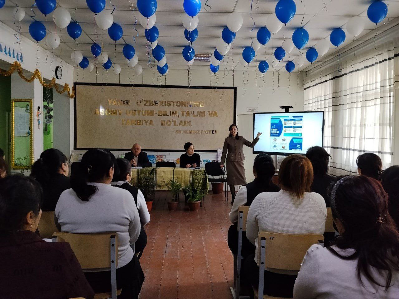 O‘zbekiston Respublikasi Prezidenti Shavkat Mirziyoyev tomonidan yo‘llangan  murojaatnoma bilan tanishish va uni o‘rganish bo‘yicha oʻquv- seminari tashkil etildi.