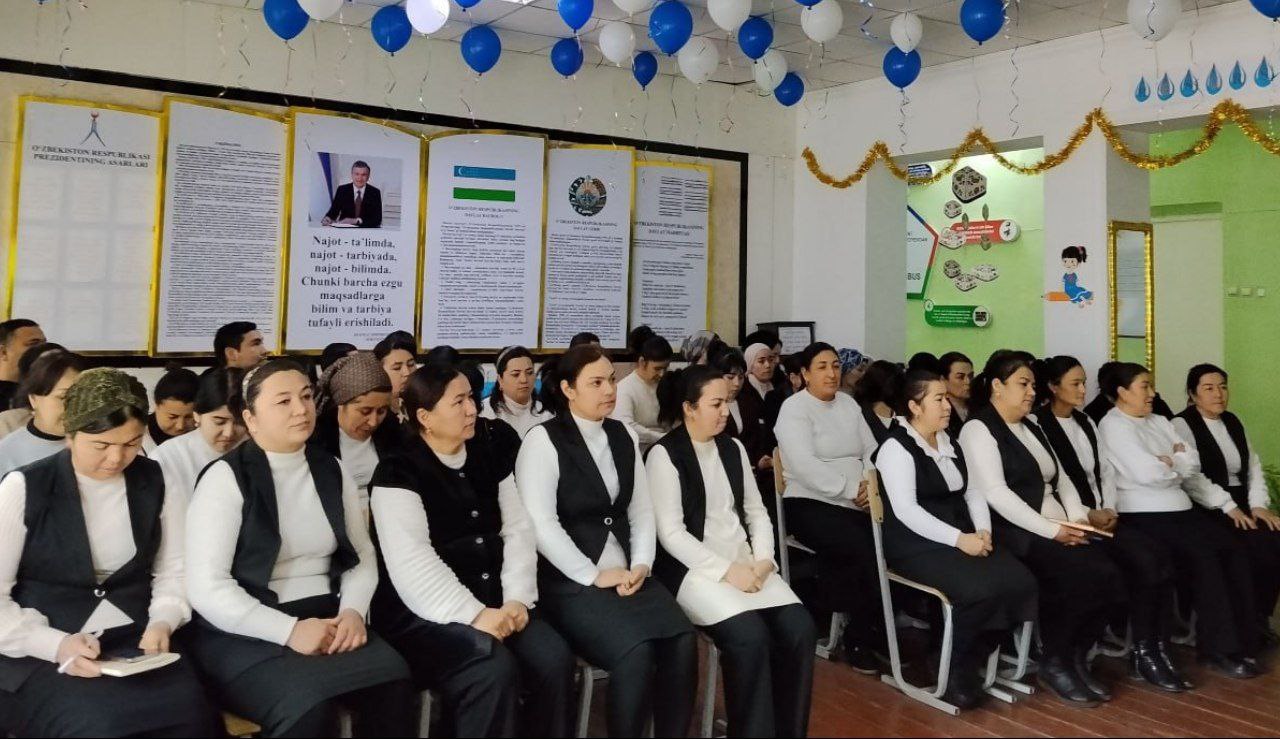 O‘zbekiston Respublikasi Prezidenti Shavkat Mirziyoyev tomonidan yo‘llangan  murojaatnoma bilan tanishish va uni o‘rganish bo‘yicha oʻquv- seminari tashkil etildi.