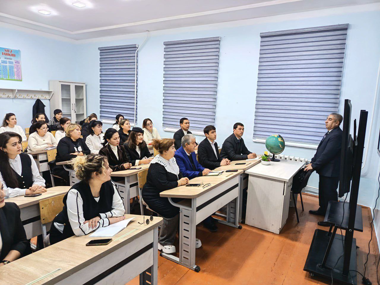 O‘zbekiston Respublikasi Prezidenti Shavkat Mirziyoevning Oliy Majlis va O‘zbekiston xalqiga Murojaatnomasi mazmun-mohiyatini targ‘ib qilish yuzasidan seminar-trening mashg'uloti o'tkazildi.