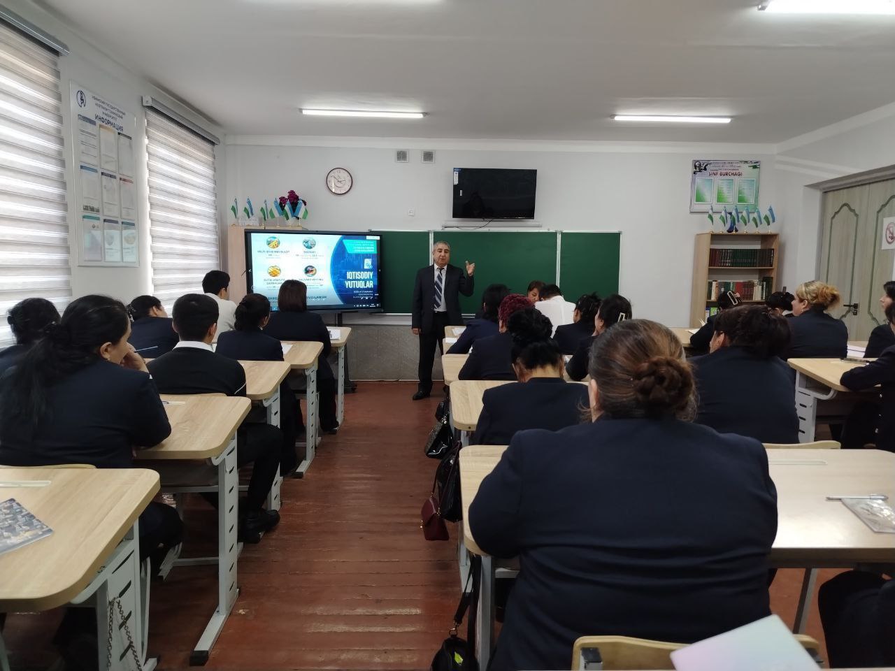 O‘zbekiston Respublikasi Prezidenti Shavkat Mirziyoevning Oliy Majlis va O‘zbekiston xalqiga Murojaatnomasi mazmun-mohiyatini targ‘ib qilish yuzasidan seminar-trening mashg'uloti o'tkazildi.