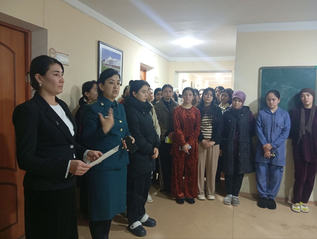 Talabalar turar joyiga tashrif