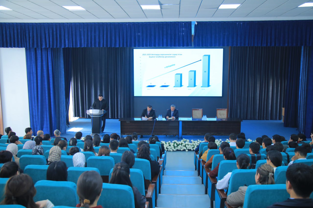 Giyohvand va narkotik moddalarga qarshi kurash yuzasidan profilaktik tadbir o‘tkazildi