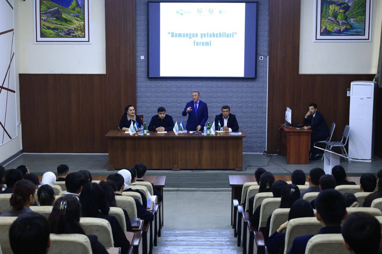 “NAMANGAN YETAKCHILARI” FORUMI OCHILISH MAROSIMI BO‘LIB O‘TDI