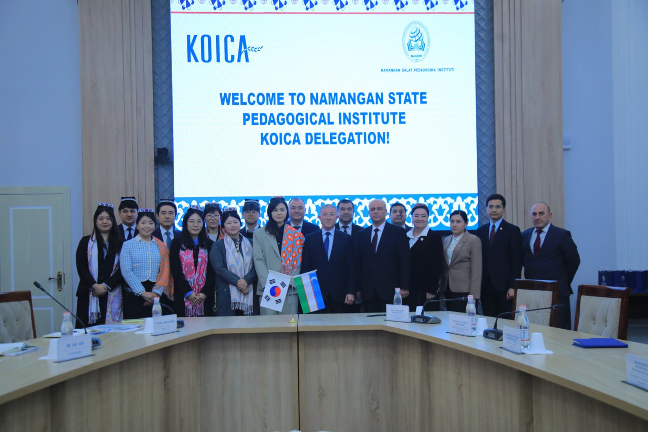 KOICA DELEGATSIYASI NAMANGAN DAVLAT PEDAGOGIKA INSTITUTIDA KUTIB OLINDI