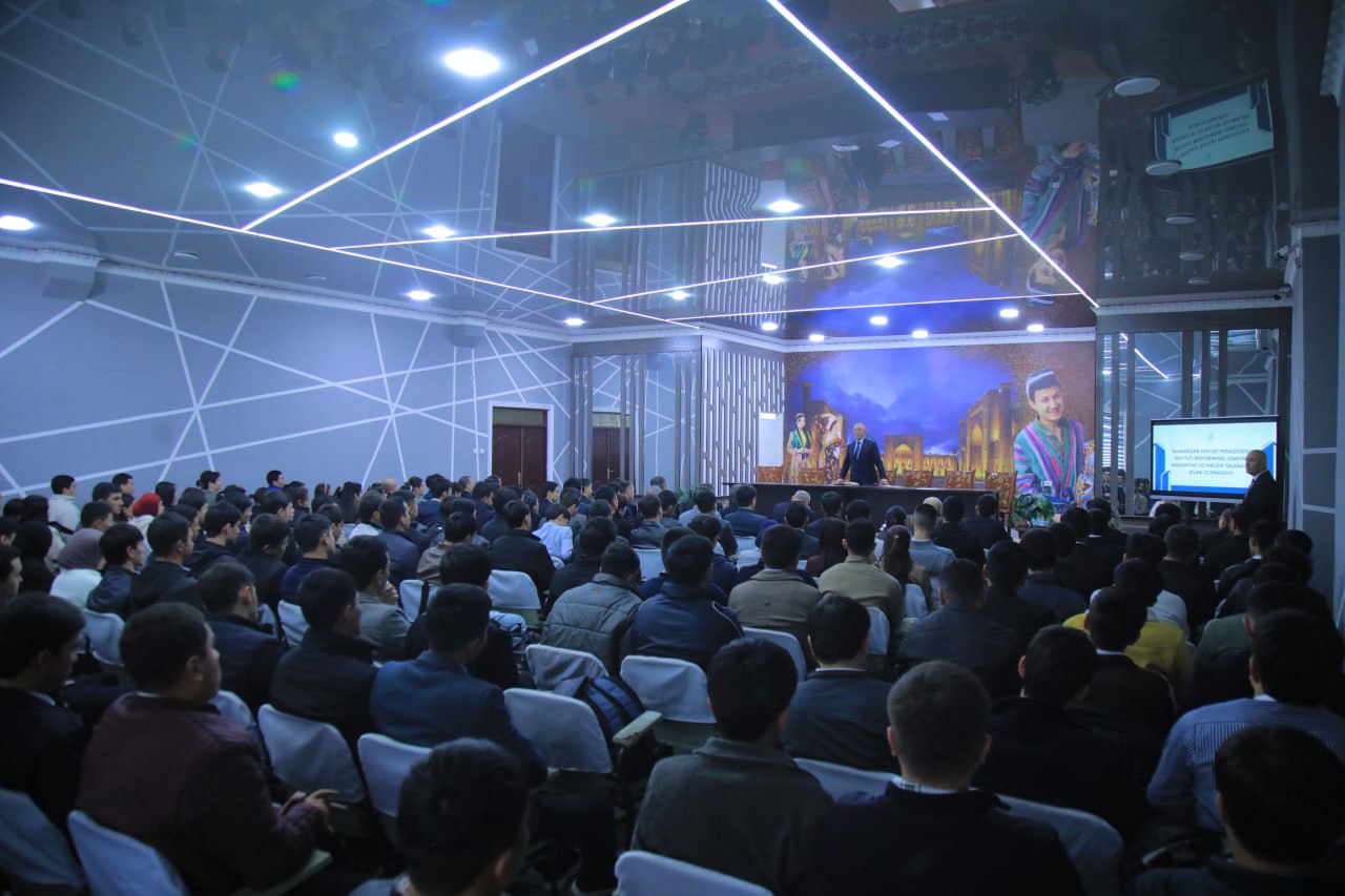 Namangan davlat pedagogika instituti rektorining Jismoniy madaniyat yo‘nalishi talabalari bilan uchrashuvi bo‘lib o‘tdi